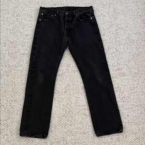Levi's Men's Straight Black Jeans